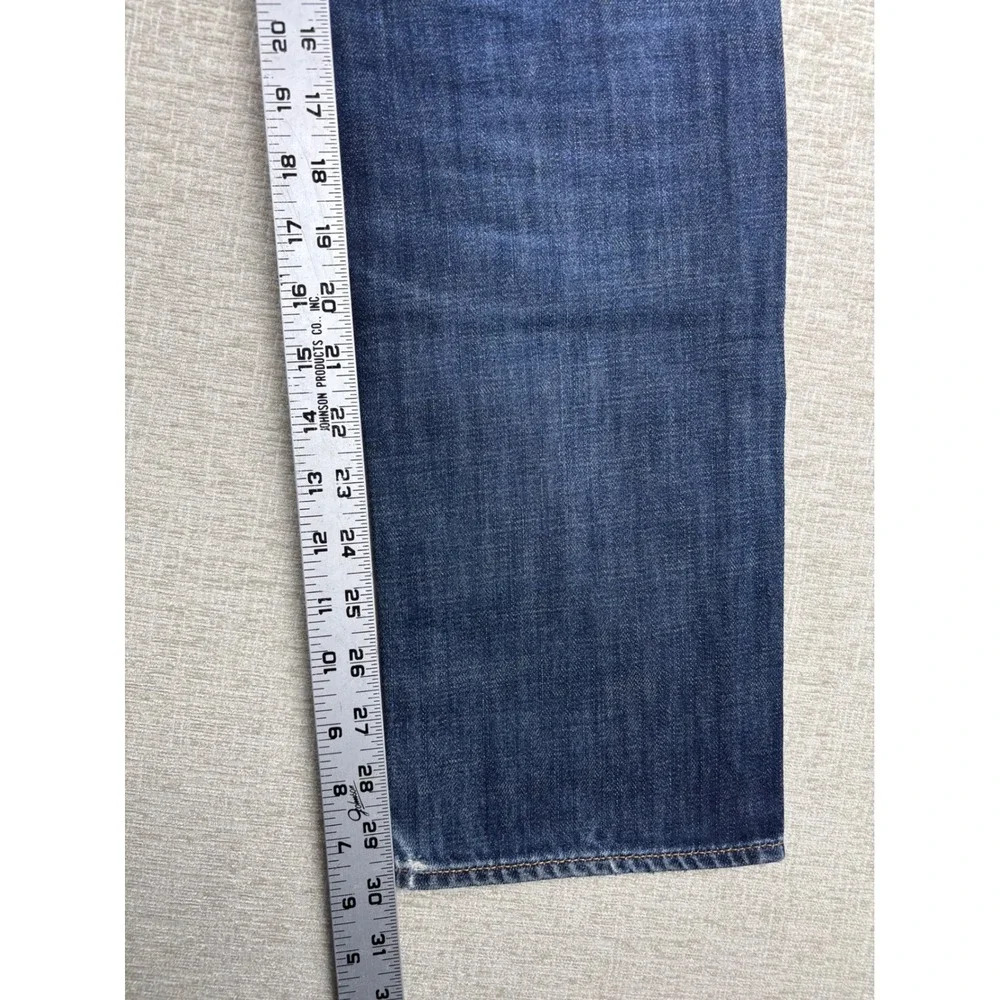 J.Crew Sutton Mens 29x30 Straight Fit Dark Wash Denim Blue Jeans